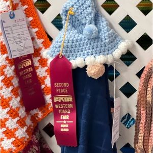 Gnome Hand Towel Topper with Hand Towel New Made in USA by Me